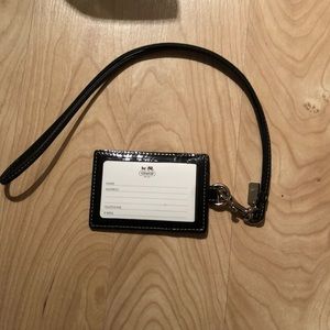Never used Coach Badge/license holder
